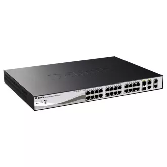 D-Link DES-1210-28P Comutator inteligent D-Link DES-1210-28P cu 24 de porturi 10/100 PoE 2 Combo 1000BaseT/SFP 2 Gigabit D-Link DES-1210-28P Comutator inteligent D-Link DES-1210-28P cu 24 de porturi 10/100 PoE 2 Combo 1000BaseT/SFP 2 Gigabit