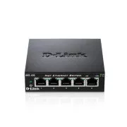 D-Link DES-105 Comutator desktop cu carcasă metalică de 5 porturi 10/100 D-Link DES-105