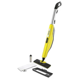 Mop cu abur vertical Karcher SC 3, 1600 W, elimină până la 99,999% dintre viruși și 99,99% dintre bacteriile uzuale de uz casnic, alb - Utilizat