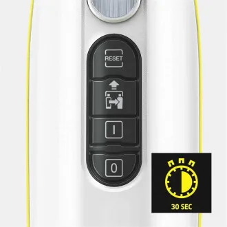 Mop cu abur vertical Karcher SC 3, 1600 W, elimină până la 99,999% dintre viruși și 99,99% dintre bacteriile uzuale de uz casnic, alb - Utilizat