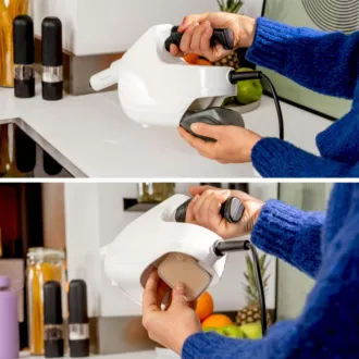 Aparat de curățat cu abur Kärcher SC 1 Multi & Up, 1300 W, 200 ml, duză pentru podea, lavetă EasyFix