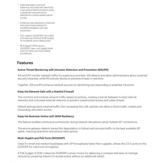 Gateway HPE Networking Instant On Secure cu 5 porturi SmartRate 2.5G PoE+ 64W SG2505P