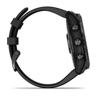 Garmin fenix 7X Solar, Bandă de silicon gri/negru, EU