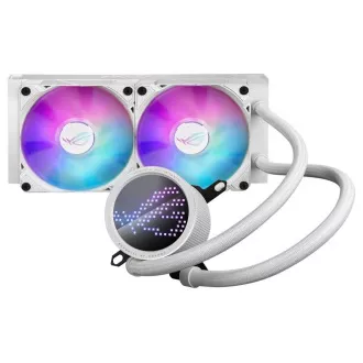 Răcitor de apă ASUS CPU AIO ROG RYUO III 240 ARGB ALB, 2x120mm, LGA1851, AM5 Răcitor de apă ASUS CPU AIO ROG RYUO III 240 ARGB ALB, 2x120mm, LGA1851, AM5