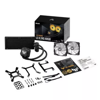 Răcitor de apă ASUS CPU AIO TUF GAMING LC II 240 ARGB, 2x120mm, LGA1851, AM5