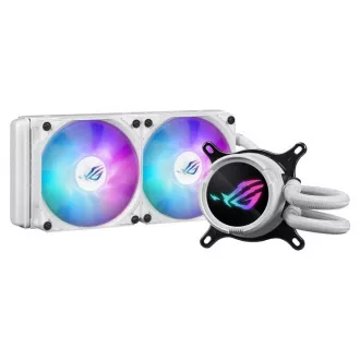 Răcitor de apă ASUS CPU AIO ROG STRIX LC III 240 ARGB ALB, 2x120mm, LGA1851, AM5