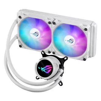 Răcitor de apă ASUS CPU AIO ROG STRIX LC III 240 ARGB ALB, 2x120mm, LGA1851, AM5