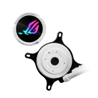Răcitor de apă ASUS CPU AIO ROG STRIX LC III 240 ARGB ALB, 2x120mm, LGA1851, AM5