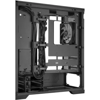 Carcasă ASUS TUF GAMING CASE (GT302) TG, Turn Mid, 4 ventilatoare ARGB de 140 mm, negru