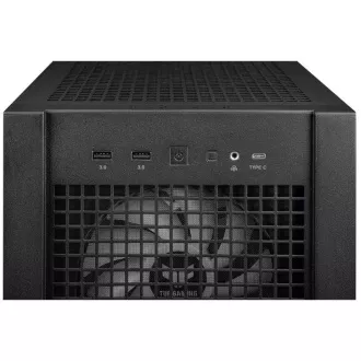 Carcasă ASUS TUF GAMING CASE (GT302) TG, Turn Mid, 4 ventilatoare ARGB de 140 mm, negru