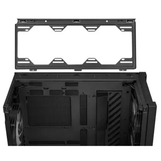 Carcasă ASUS TUF GAMING CASE (GT302) TG, Turn Mid, 4 ventilatoare ARGB de 140 mm, negru