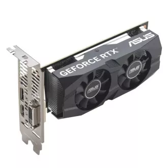 ASUS VGA NVIDIA GeForce RTX 3050 LP BRK 6G, 6G GDDR6, 1xDP, 1xHDMI, 1xDVI