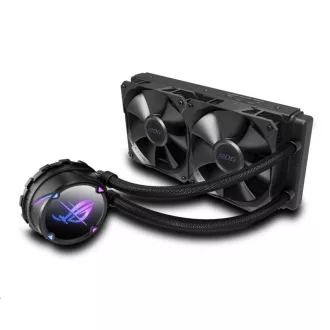Răcitor de apă ASUS CPU AIO ROG STRIX LC II 240, 2x120mm, LGA1851, AM4 Răcitor de apă ASUS CPU AIO ROG STRIX LC II 240, 2x120mm, LGA1851, AM4