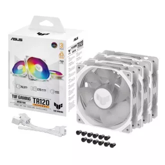 Ventilator ASUS TUF GAMING TR120 ARGB Reverse, 3x120mm, alb