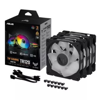 Ventilator ASUS TUF GAMING TR120 ARGB Reverse, 3x120mm, negru