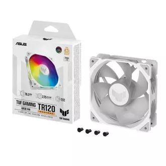 Ventilator ASUS TUF GAMING TR120 ARGB Reverse, 1x120mm, alb