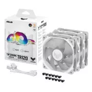 Ventilator ASUS TUF GAMING TR120 ARGB, 3x120mm, alb