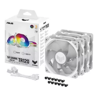 Ventilator ASUS TUF GAMING TR120 ARGB, 3x120mm, alb