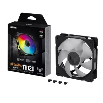 Ventilator ASUS TUF GAMING TR120 ARGB, 1x120mm, negru