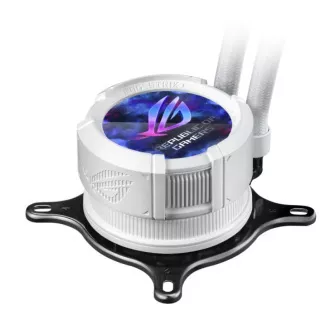 Răcitor de apă pentru procesor LCD ASUS AIO ROG STRIX LC III 360 ARGB, 3x120 mm, afișaj LCD, LGA1851, AM5, negru