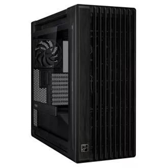 Carcasa ASUS PROART PA602 WOOD TG PWM BLACK, Mid Tower, partea transparenta, neagra