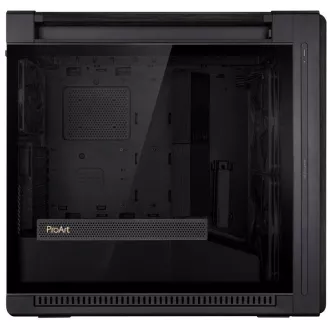 Carcasa ASUS PROART PA602 WOOD TG PWM BLACK, Mid Tower, partea transparenta, neagra