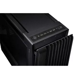 Carcasa ASUS PROART PA602 WOOD TG PWM BLACK, Mid Tower, partea transparenta, neagra