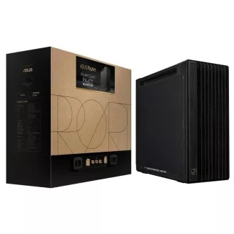 Carcasă ASUS PROART PA602 WOOD METAL PWM BLACK, Mid Tower, negru