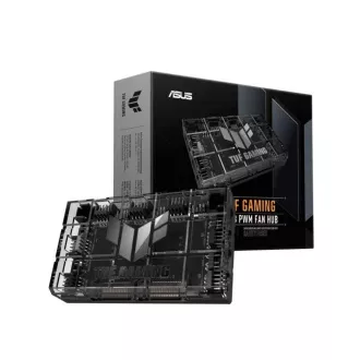 ASUS TUF GAMING ARGB FAN HUB, 6 ventilatoare ARGB, 2 porturi SATA, negru