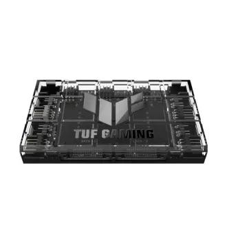ASUS TUF GAMING ARGB FAN HUB, 6 ventilatoare ARGB, 2 porturi SATA, negru