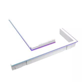 Kit de iluminare ASUS TUF GAMING ARGB pentru GT502 HORIZON, Alb
