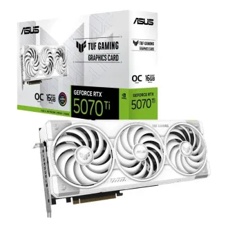 Placă video ASUS NVIDIA GeForce RTX 5070 Ti TUF GAMING 16GB OC, alb, 16GB GDDR7, 3xDP, 2xHDMI Placă video ASUS NVIDIA GeForce RTX 5070 Ti TUF GAMING 16GB OC, alb, 16GB GDDR7, 3xDP, 2xHDMI