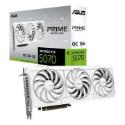 Placă video ASUS NVIDIA GeForce RTX 5070 PRIME 12GB OC, alb, 12GB GDDR7, 3xDP, 1xHDMI