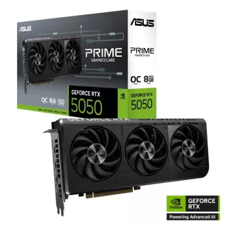 Placă video ASUS NVIDIA GeForce RTX 5050 PRIME OC 8G, 8G GDDR6, 3xDP, 1xHDMI Placă video ASUS NVIDIA GeForce RTX 5050 PRIME OC 8G, 8G GDDR6, 3xDP, 1xHDMI