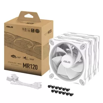 Ventilator inversat ASUS PRIME MR120 ARGB, 3x120mm, alb