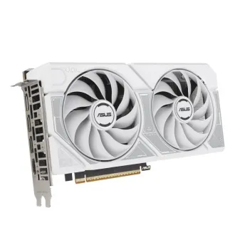 Placă video ASUS VGA NVIDIA GeForce RTX 5060 DUAL OC 8G ALB, 8GB GDDR7, 3xDP, 1xHDMI