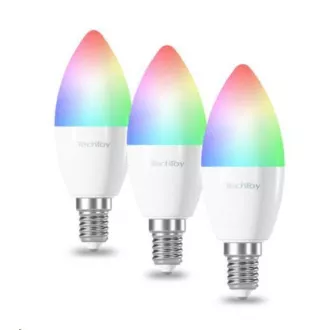 TechToy Smart Bulb RGB 6W E14 ZigBee RGB 6W E14 Set de 3 bucăți