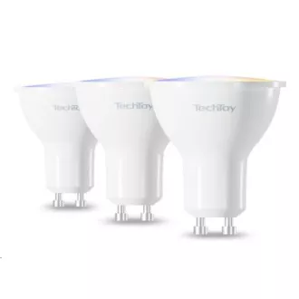 TechToy Smart Bulb RGB 4.7W GU10 ZigBee Set de 3 bucăți