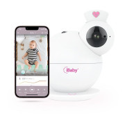iBaby i6 - monitor pentru bebeluși cu inteligență artificială, senzor de respirație, plâns și somn