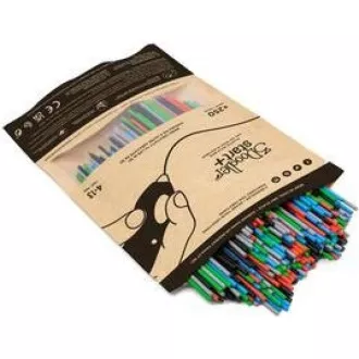3Doodler refill ECO-PCL pentru stilou 3D Start  250pcs - negru, roșu, gri, albastru
