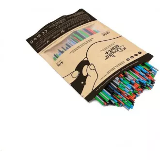 3Doodler refill ECO-PCL pentru stilou 3D Start  250pcs - negru, roșu, gri, albastru