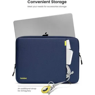 Kit husă TomToc - MacBook Pro / Air 13", albastru marin Kit husă TomToc - MacBook Pro / Air 13", albastru marin