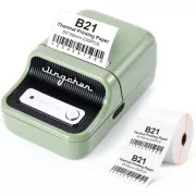 Imprimantă de etichete Niimbot B21S Smart, verde   rolă de etichete 210 bucăți