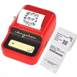 Niimbot Label Printer B21S Smart, roșu   rolă de etichete 210 buc.