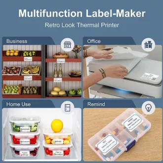 Niimbot Label Printer B21S Smart, roșu   rolă de etichete 210 buc.