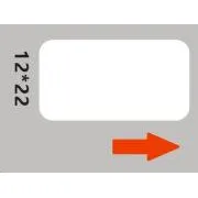 Etichete Niimbot RP 12x22mm 260 buc Alb pentru D11 și D110