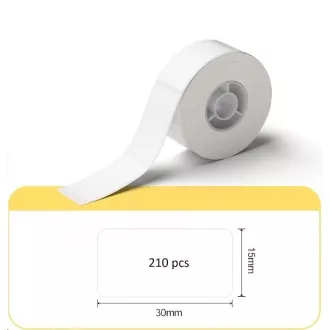 Etichete Niimbot RP 15x30mm 210buc Alb pentru D11 și D110 Etichete Niimbot RP 15x30mm 210buc Alb pentru D11 și D110