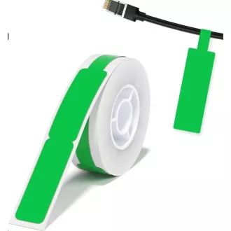 Etichete pentru cabluri Niimbot RXL 12, 5x109mm 65buc Verde pentru D11 și D110 Etichete pentru cabluri Niimbot RXL 12, 5x109mm 65buc Verde pentru D11 și D110