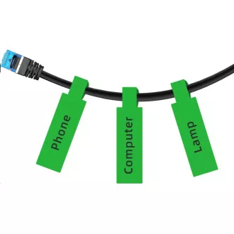 Etichete pentru cabluri Niimbot RXL 12, 5x109mm 65buc Verde pentru D11 și D110 Etichete pentru cabluri Niimbot RXL 12, 5x109mm 65buc Verde pentru D11 și D110