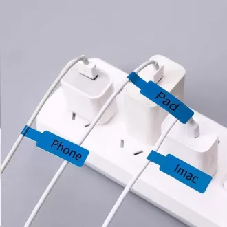 Etichete pentru cabluri Niimbot RXL 12, 5x109mm 65 buc Albastru pentru D11 și D110